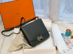 HERMES 走秀新款 2002-20cm swift 8F 锡器灰 ZP开版 康康升级版 “爱马仕脸” 